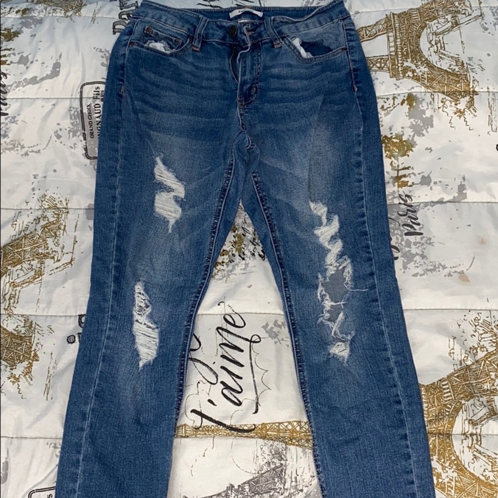 ripped jeans